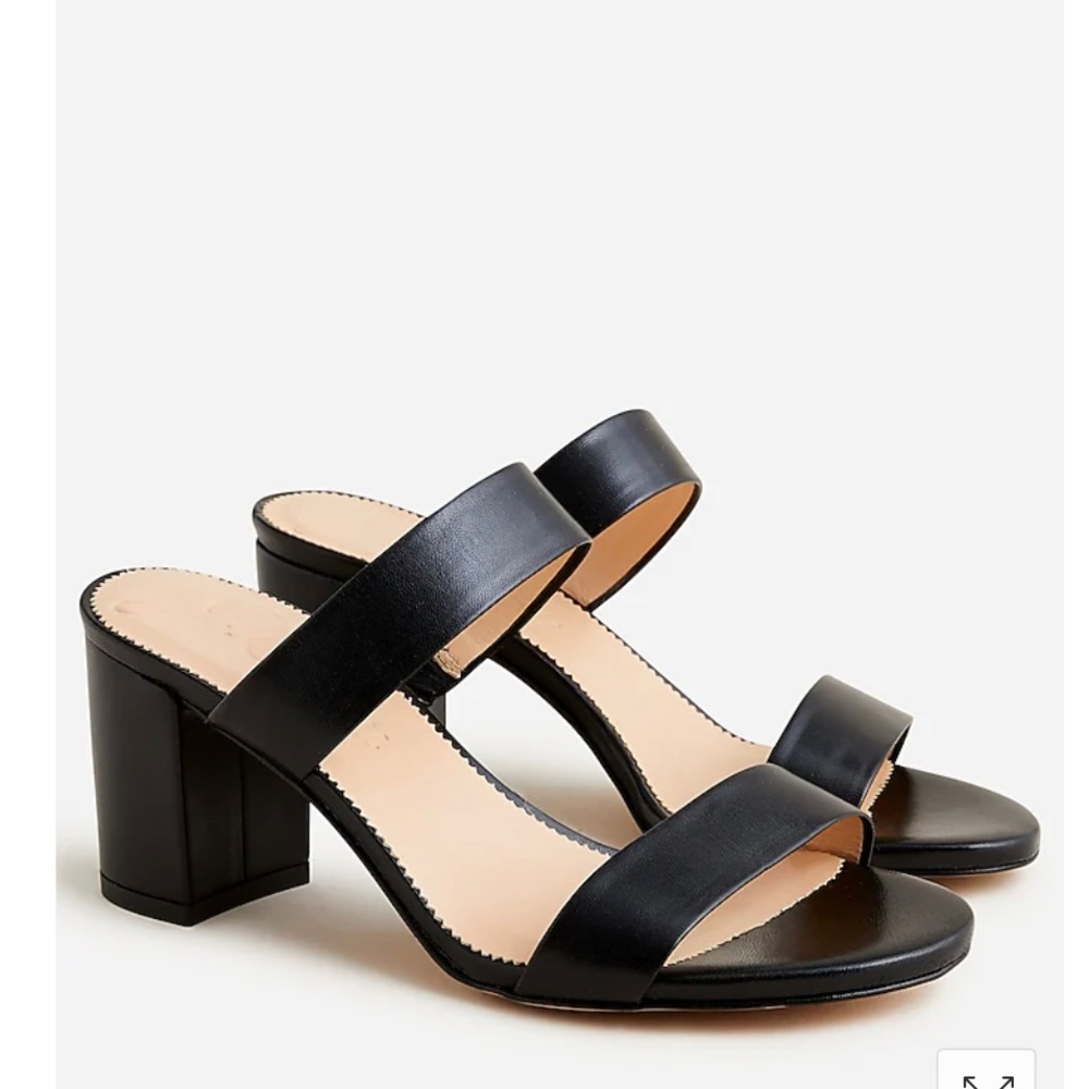 Lucie Double Strap Block Heel - worn 1x only!